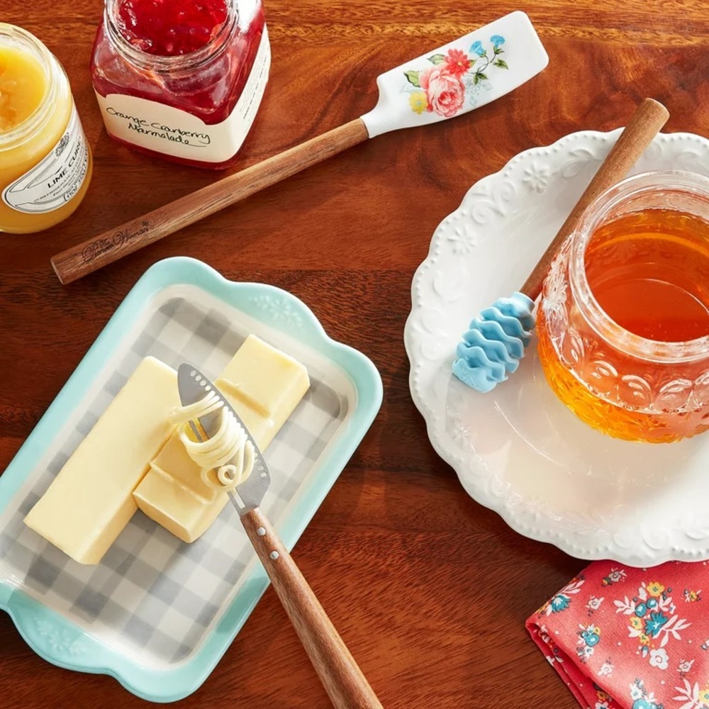 Last Set! 🌺 New Pioneer Woman Blooming Bouquet 3-Piece Condiment Utensils Set